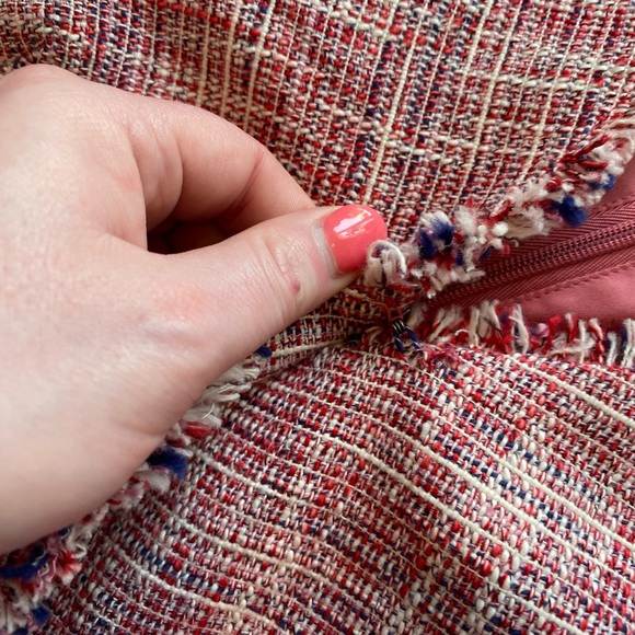 Banana Republic Pink Tweed Wrap Dress - Picture 6 of 10